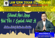Darius Situmorang SH: Idul Fitri, Maaf Memaafkan itu Nyata Tak Sekedar Kata-kata