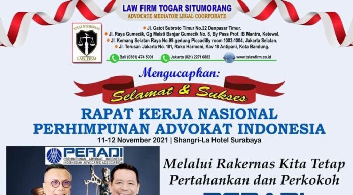 Togar Situmorang Ungkap PERADI Dibawah Kepemimpinan Otto Hasibuan Selalu The Best