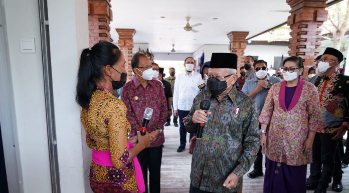 Booster Mencapai 68%, Wapres KH. Ma’ruf Amin Optimis Bali Pulih Kembali