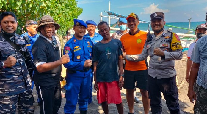 Perahu Tenggelam, Nelayan asal Munduk ditemukan Selamat