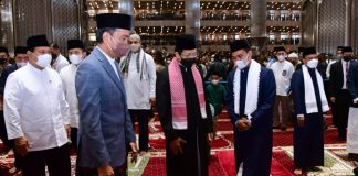 Tunaikan Salat Iduladha di Masjid Istiqlal, Presiden Joko Widodo Ajak Mendoakan Jemaah Haji dari Indonesia
