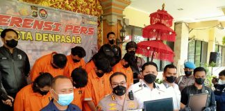 Polresta Denpasar Bekuk Sembilan Tersangka Pengelola Judi Online