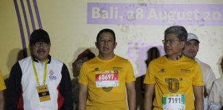 Kapolda Bali Hadiri Maybank Marathon 2022