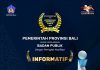 Anugerah Monev KIP Badan Publik 2022, Pemerintah Provinsi Bali Kembali Raih Predikat Informatif