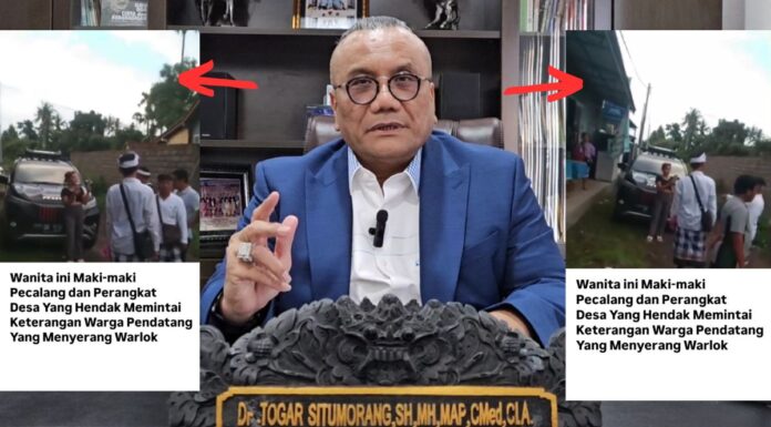 Viral Video Adu Mulut di Amed, Nama Dr. Togar Situmorang Dicatut: “Saya Tidak Kenal dan Tidak Pernah Terima Kuasa”