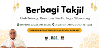 Ramadhan 2026: Law Firm Dr. Togar Situmorang Tebar Kebaikan Dengan Aksi Bagi Takjil