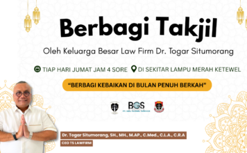 Ramadhan 2026: Law Firm Dr. Togar Situmorang Tebar Kebaikan Dengan Aksi Bagi Takjil