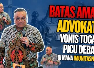 Ujian Imunitas Advokat di Balik Perkara Togar Situmorang