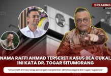 Dr. Togar Situmorang Minta Publik Tak Kaitkan Raffi Ahmad dengan Kasus Hukum Bea Cukai