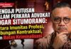 MENGUJI PUTUSAN DALAM PERKARA ADVOKAT TOGAR SITUMORANG: Antara Imunitas Profesi, Hubungan Kontraktual, dan Batas Kriminalisasi