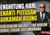MENGHITUNG HARI, MENANTI PUTUSAN MAHKAMAH AGUNG: UPAYA HUKUM KASASI YANG DIAJUKAN TIM HUKUM ADVOKAT TOGAR SITUMORANG