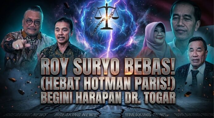 HEBAT HOTMAN PARIS! Roy Suryo Dikeluarkan, Kejari Jaksel Putuskan Tidak Ditahan, Begini Respon Dr. Togar Situmorang